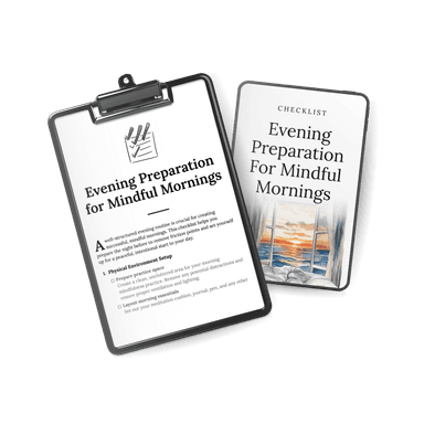 Evening Preparation for Mindful Mornings