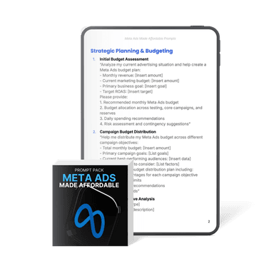 Meta Ads Made Affordable - Prompts