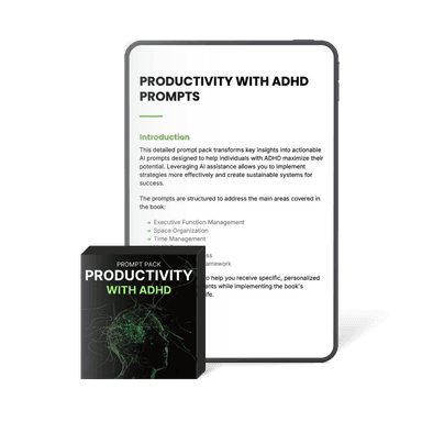 Productivity with ADHD - Prompts