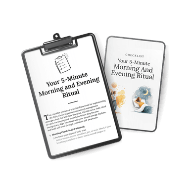 Your 5-Minute Morning and Evening Ritual